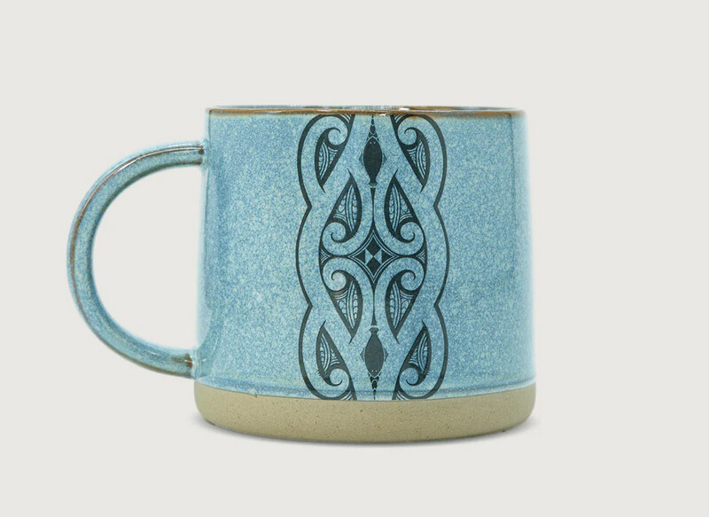 Moana Road Glazed Ceramic Mug With Lid