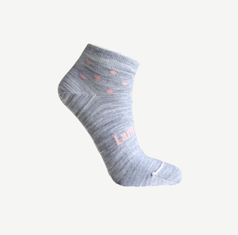 Lamington Merino Wool Socks Woman’s Ankle And Sneaker Socks, Type: 1. Ankle Dove 8-11