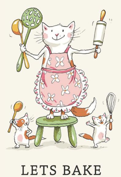 Two Bad Mice Cotton Tea Towel