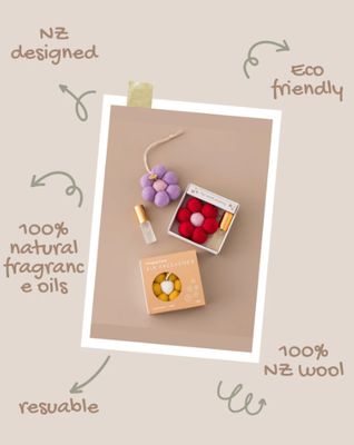 Car Air Fresheners Felt Daisies & Fruit