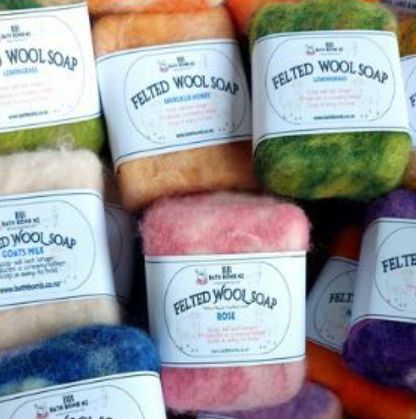 Aroha Woolly Felted Soaps