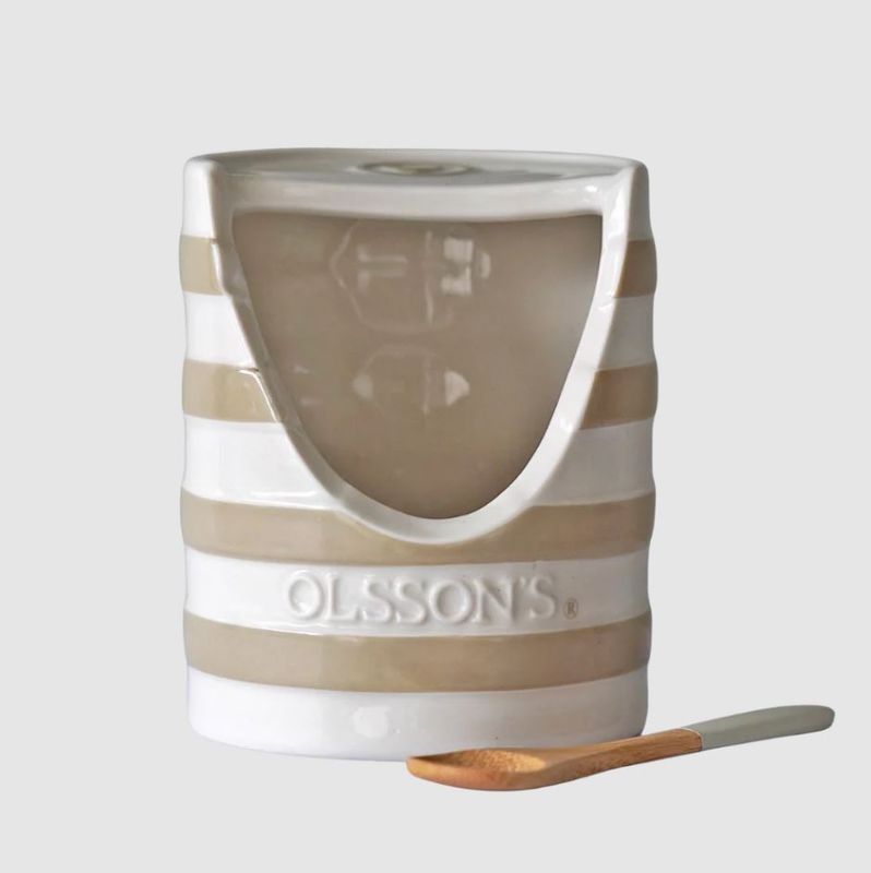 Olsson’s Salt Pinch Pot With Wooden Spoon