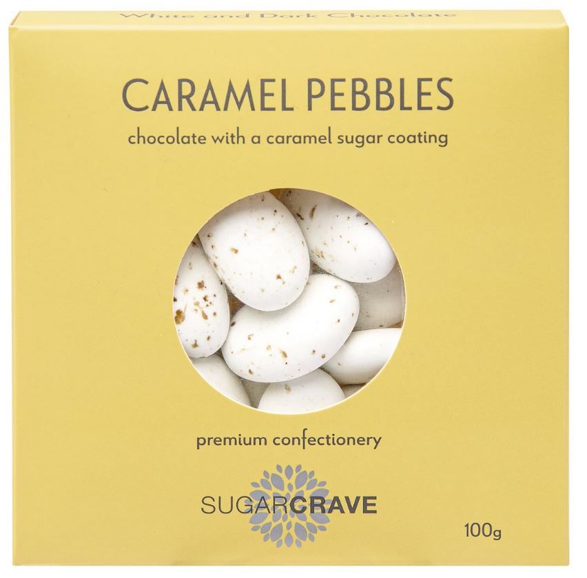 Caramel Pebbles - Chocolate With A Caramel Sugar Coating