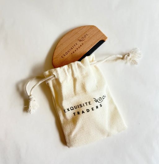 Exquisite Wool Traders Wooden Wool Comb