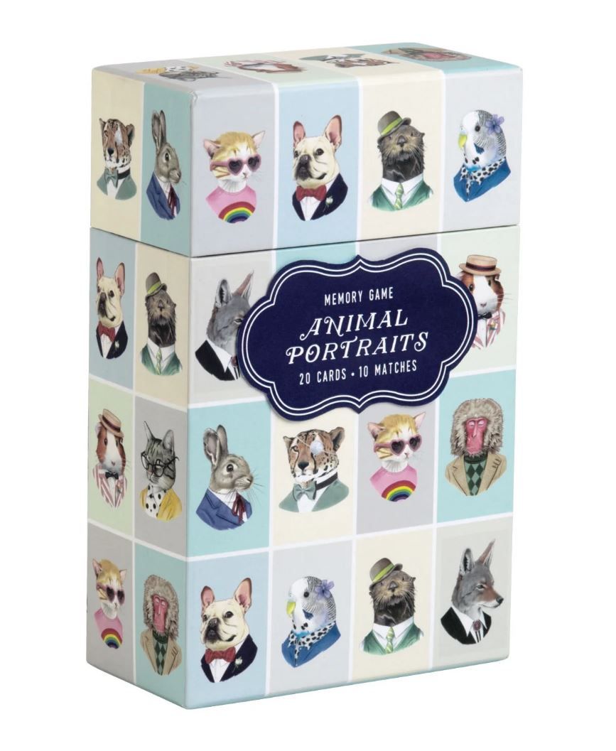 Animal Portraits Memory Game