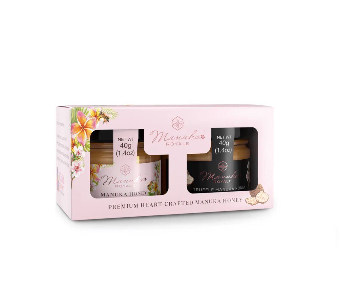 Manuka Royale Heart Craft Duo 40g Creamed &amp; 40g Truffle Manuka Honey