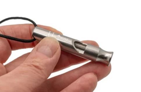 Metal Rescue Whistle 2 Pack
