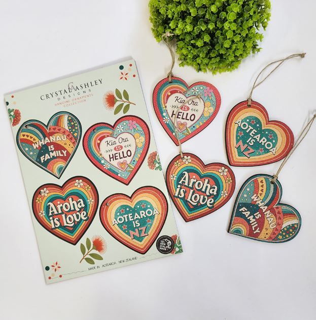 Crystal Ashley Pop-Out Magnets and Hanging Ornaments