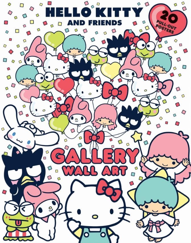 Gallery Wall Art, Gallery Wall Art: 1. Hello Kitty Gallery Wall Art