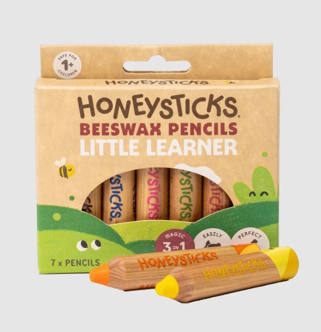 Honeysticks Magic 3 In 1 Beeswax Pencils, Pencil: 1. Little Learner