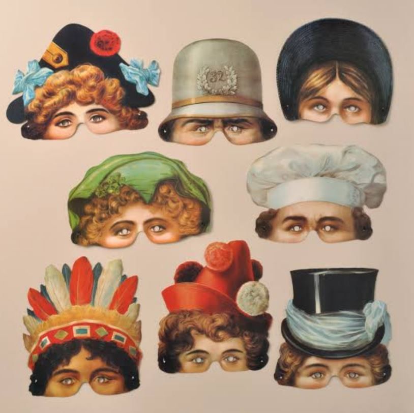 Party Masks - made by Mamelok England