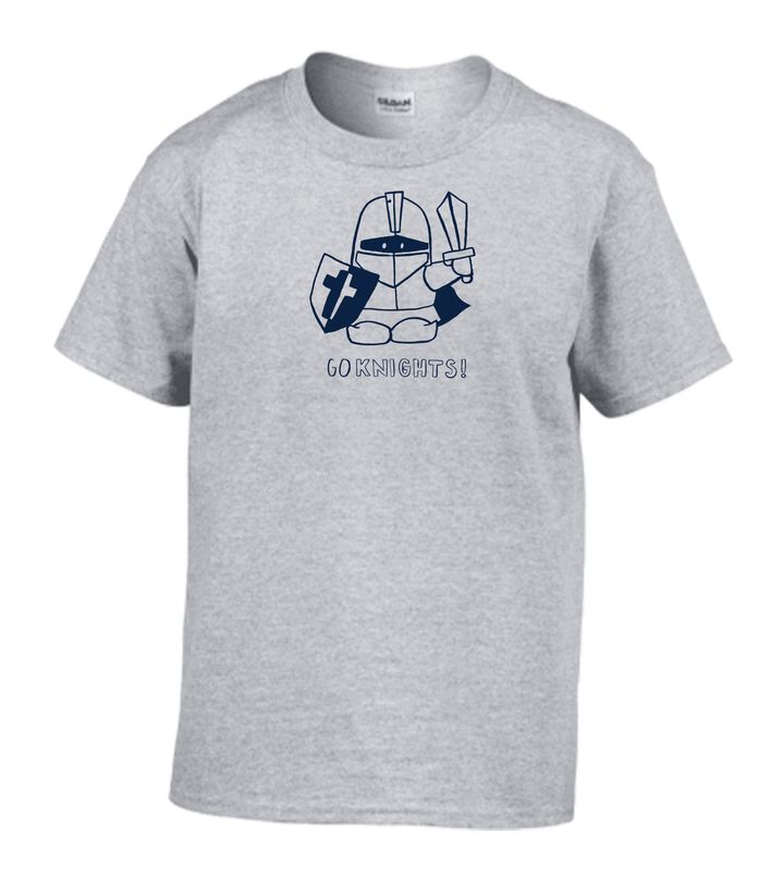 Youth Cartoon Knight T-Shirt
