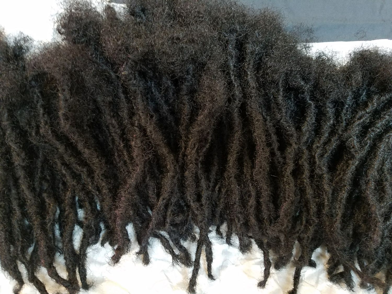 100% Human Hair Locks handmade Dreadlocks 50 pieces 4&quot; off black # 2