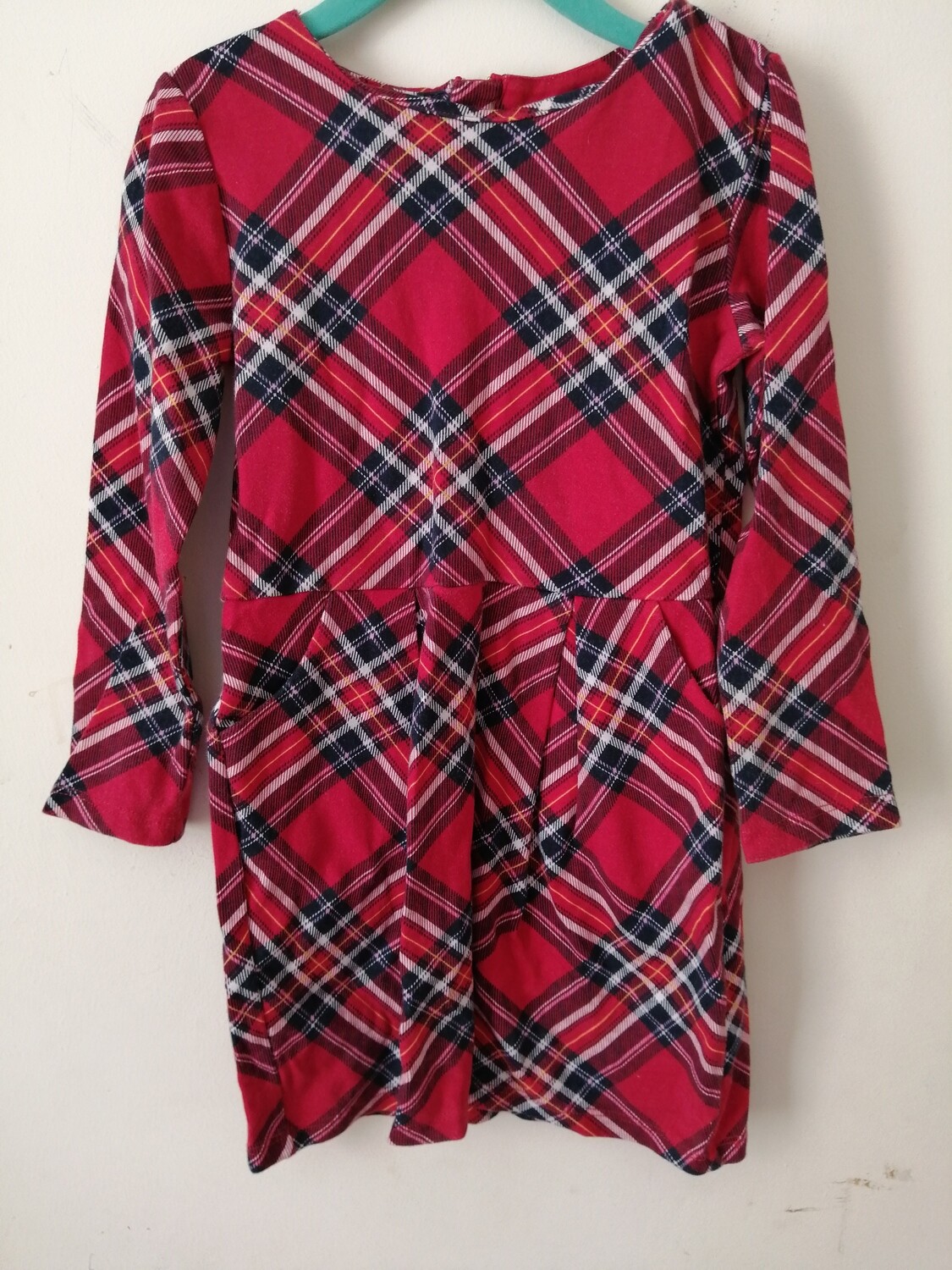 Red Check  dress age 4-6yrs old