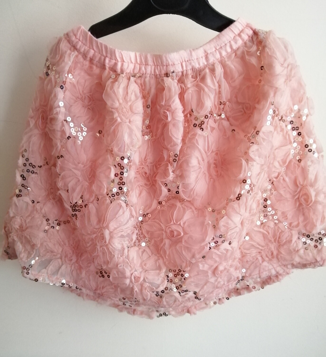 Peach glitter shirt age 4-5
