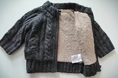 Grey JUMPER AGE 3-6 Months