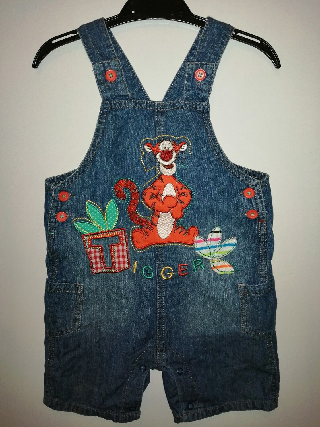 GEORGE  Denim Dungaree age 12-18 months