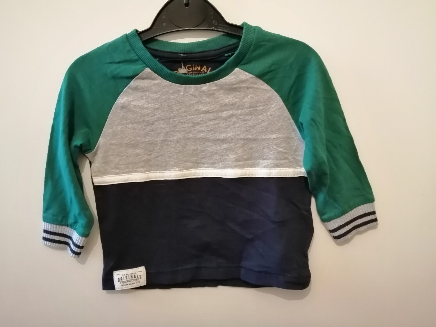 M&S longsleeves shirt age UK 3-6MTH