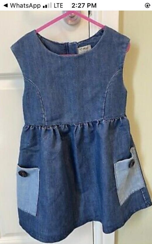 Denim Pocket dress age 3-4yrs old