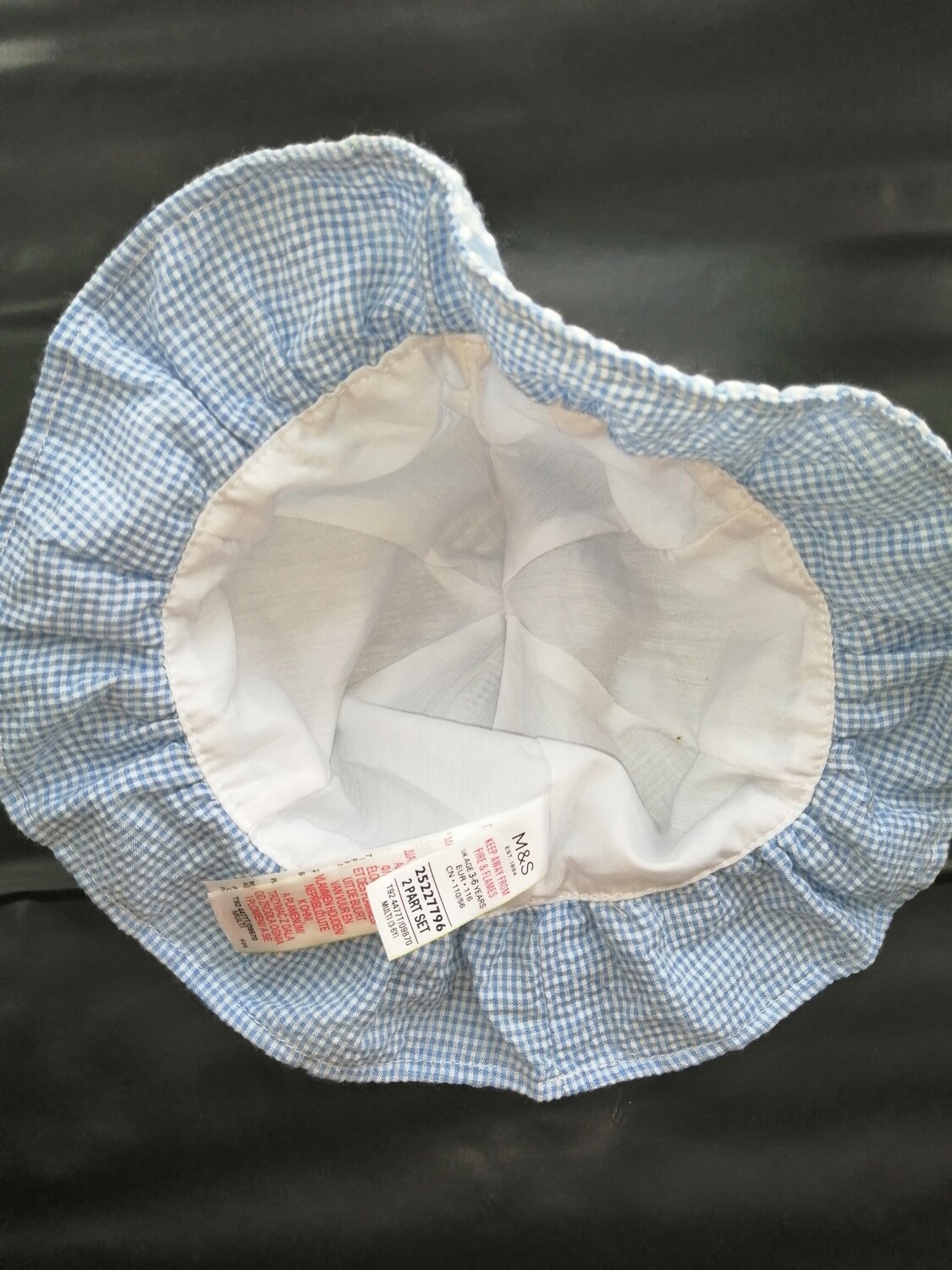 M&S mixed blue hat age 3-6 years