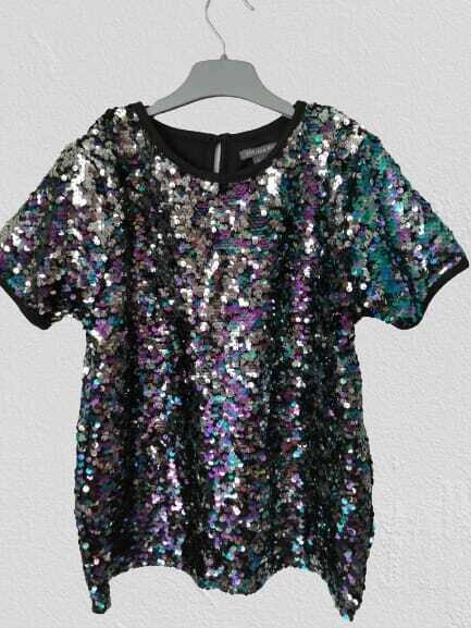 PRIMARK GLITTER TOP AGE 11-12YRS