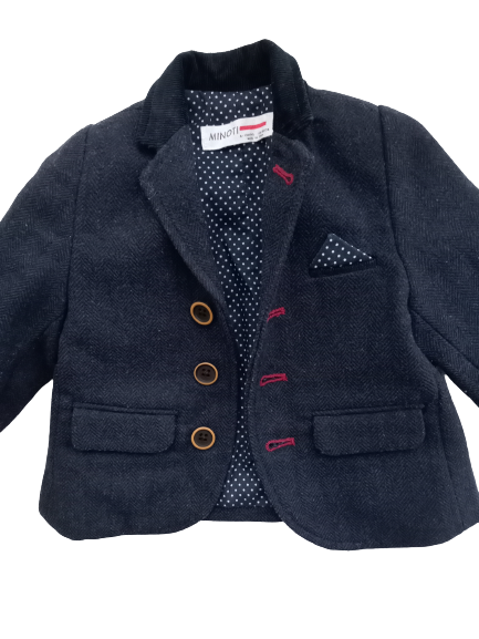 Minoto blue Jacket age 6-12 Months