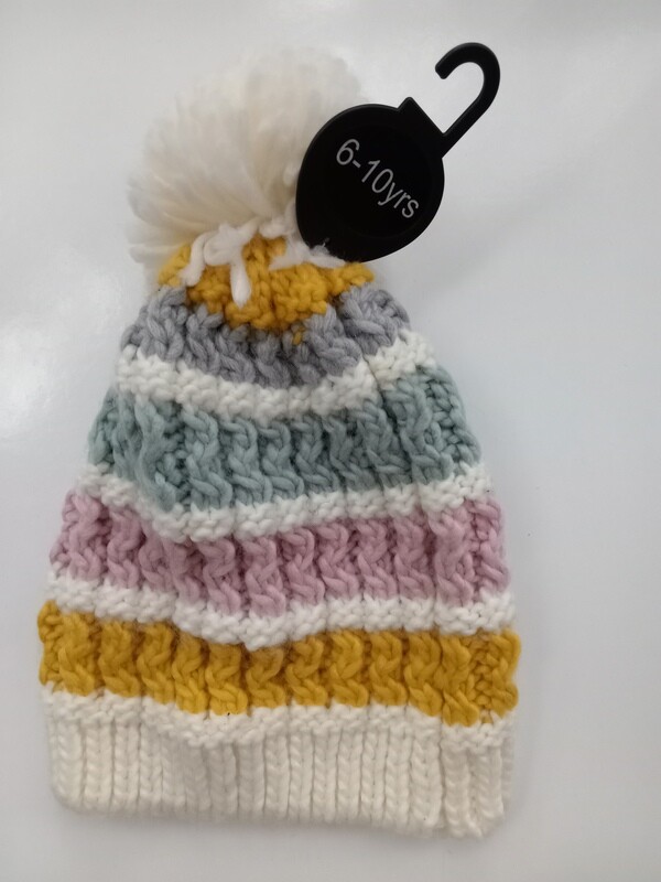 Peacocks kids knitted Pom age 6-10 yrs