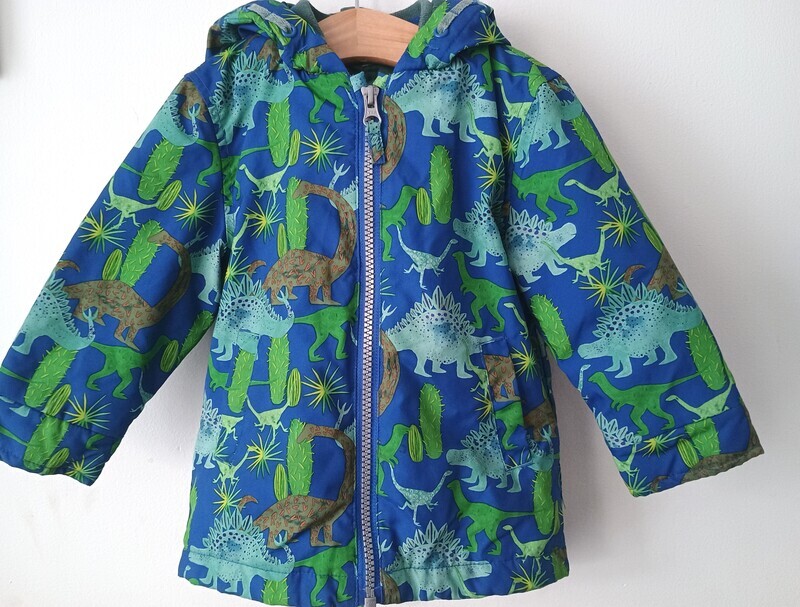 Dinosaur printed Coat
 age 9-12months
