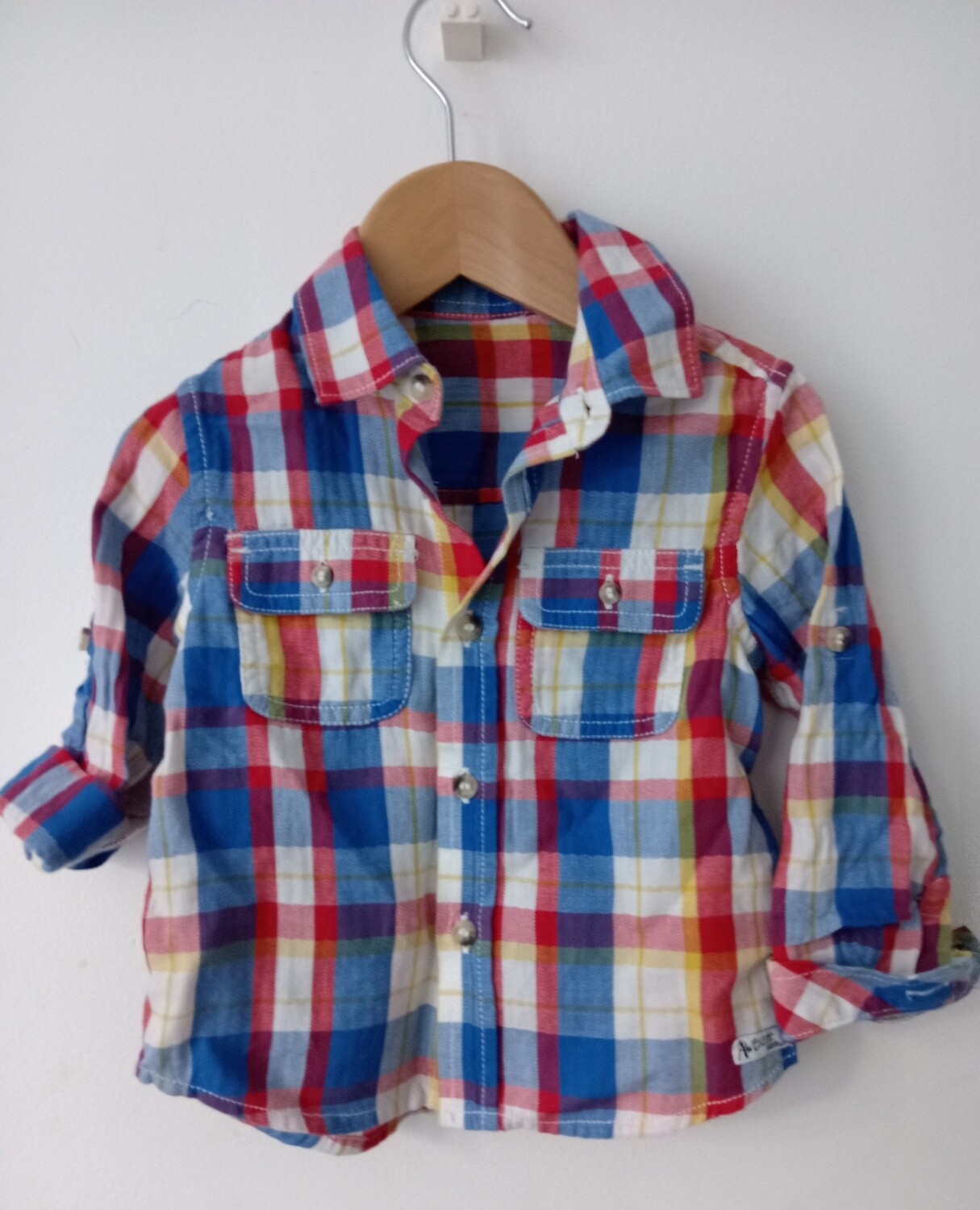 Awesome dude Check shirt age 12-18 Months