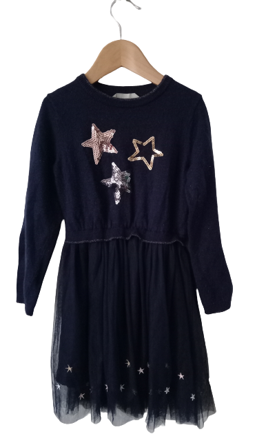 Star Knit dress age 5yrs old