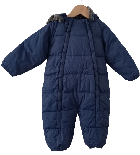 Blue Faux Snowsuit age 12-18 Months