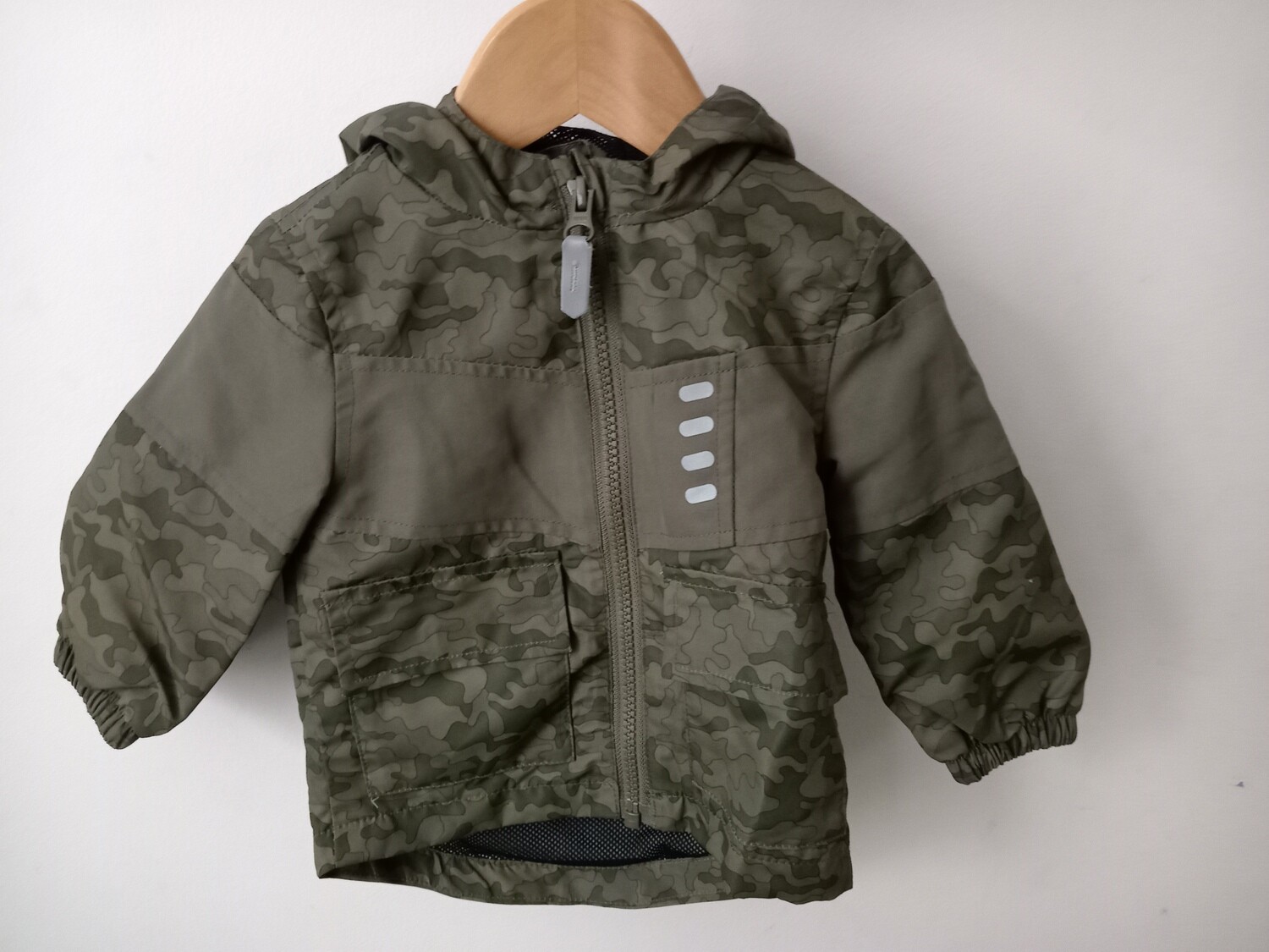 Khaki Green Coat age 3-6 Months