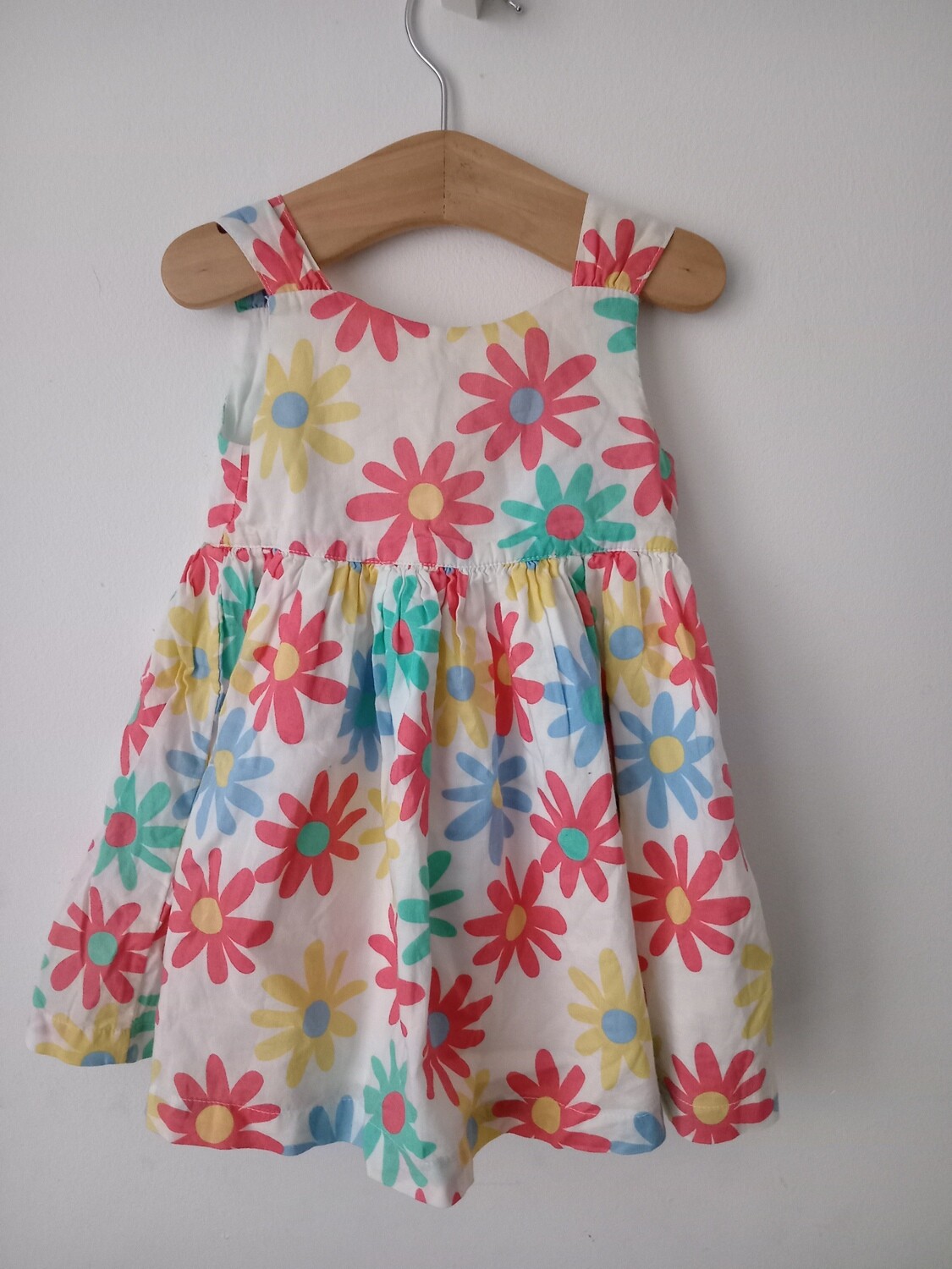 Orange floral dress age 6-9months