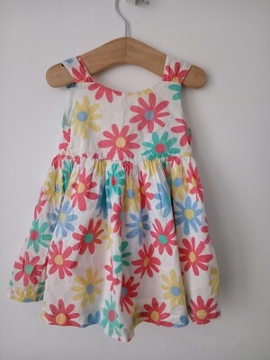 Orange floral dress age 6-9months