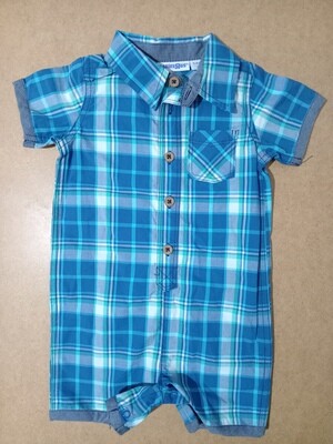 BabiesRus baby blue Romper age 3-6 Months