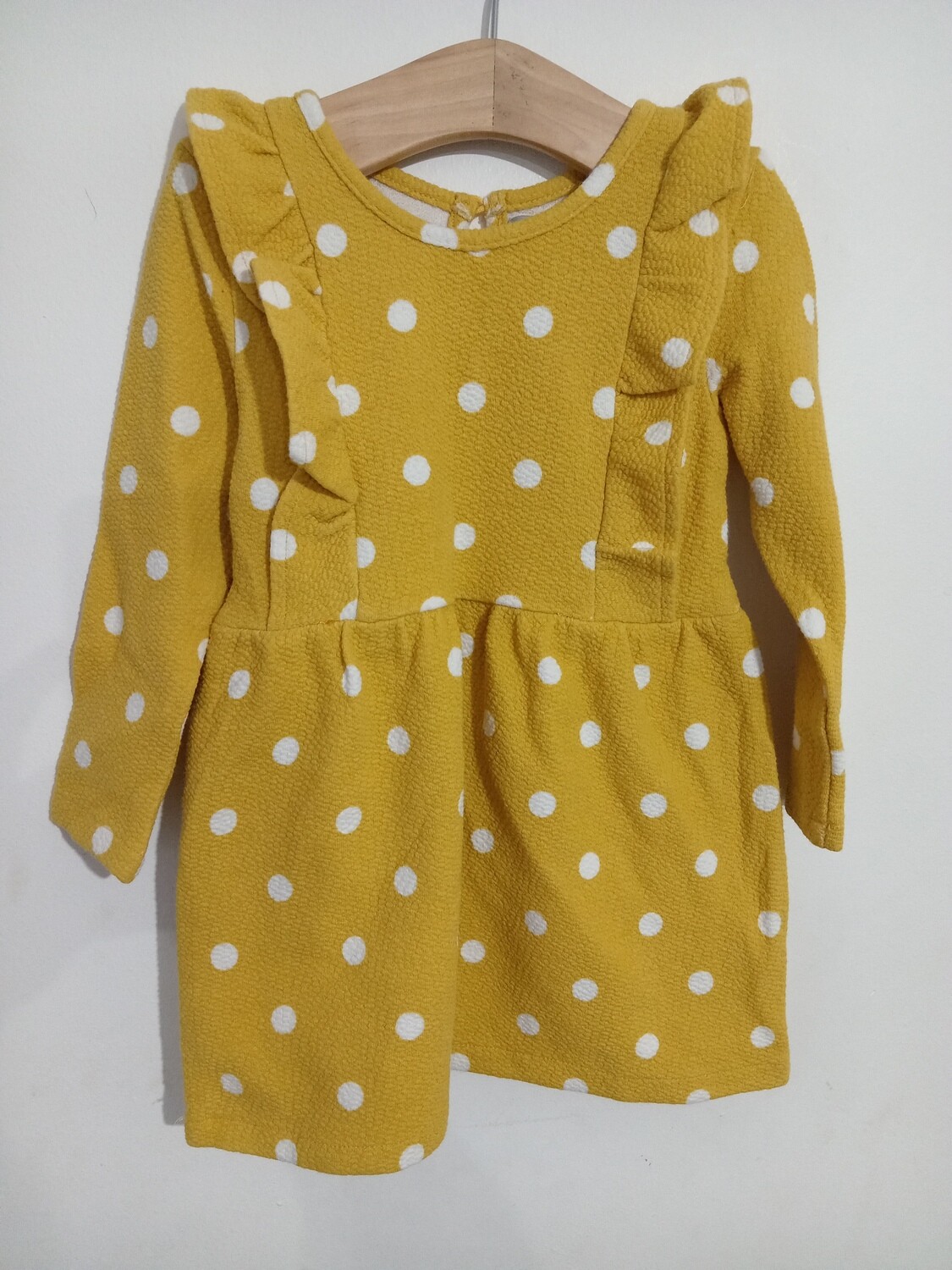 Yellow dress age 18-24mths