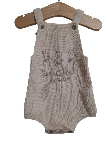 Bunny rabbit cream Romper new born