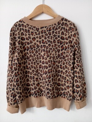 Sweater Tiger print top age small