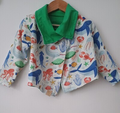 Church Mouse two sided jacket age 1-2yrs old