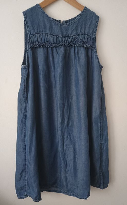 Blue Denim  dress 11yrs old
