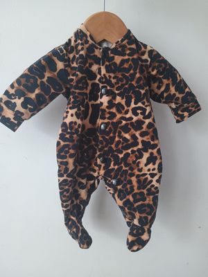 Brown Leopard print  0-3months