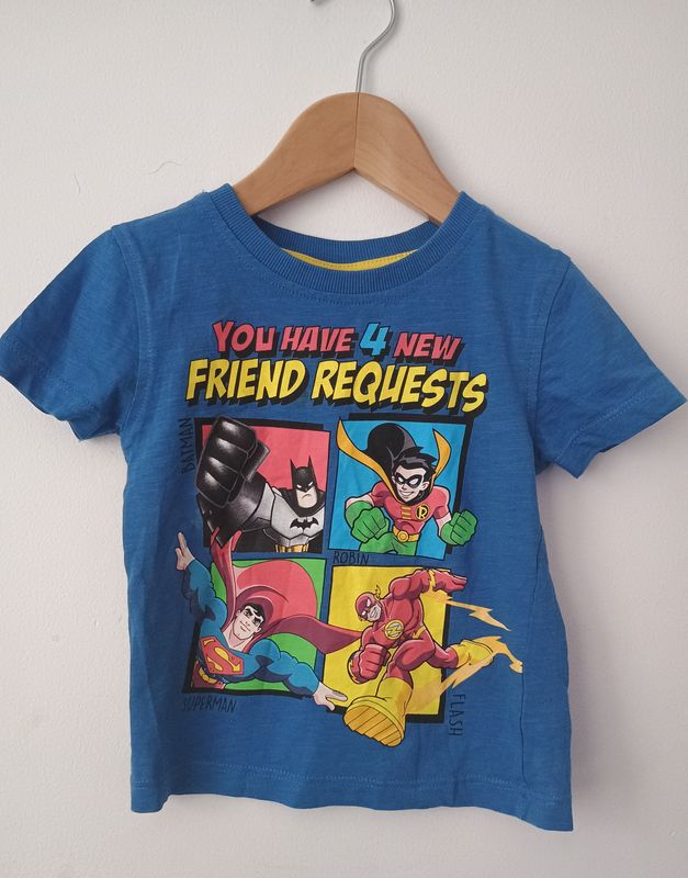 Blue Batman t-shirt age 1-2 yrs old