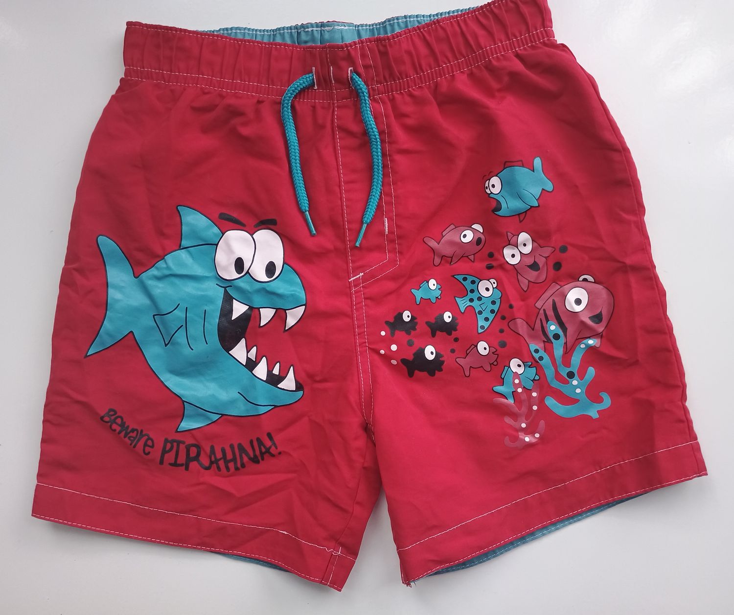 Piranha shorts age 4-5 yrs old