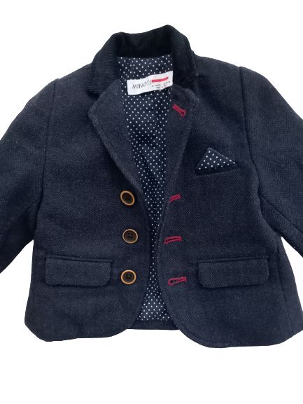 Minoto blue Jacket age 6-12 Months