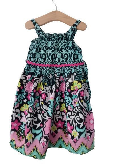 You gland multi-colour dress age 4yrs old