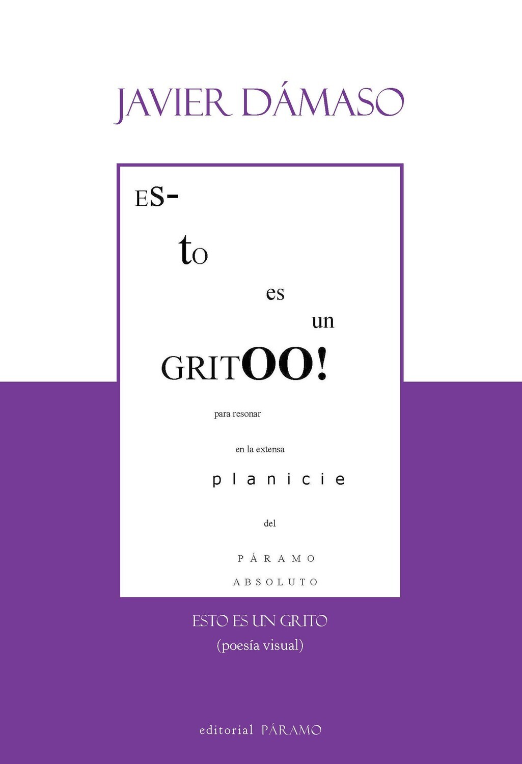 Esto es un grito (poesía visual)