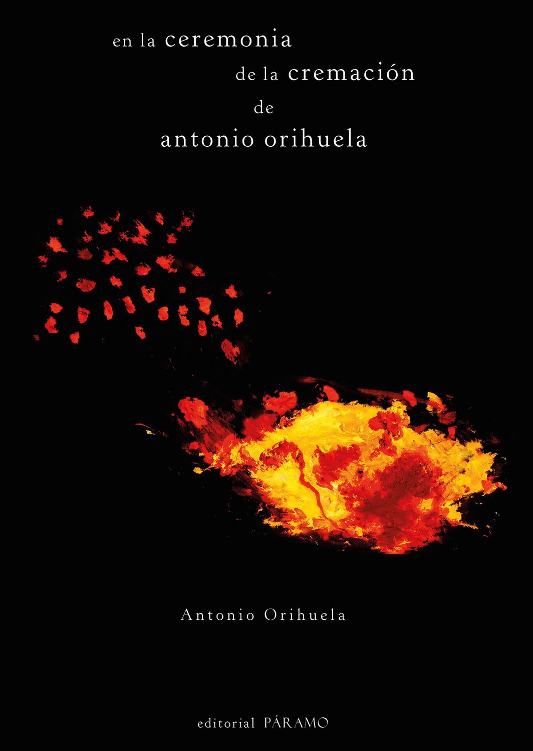 En la ceremonia de la cremación de Antonio Orihuela