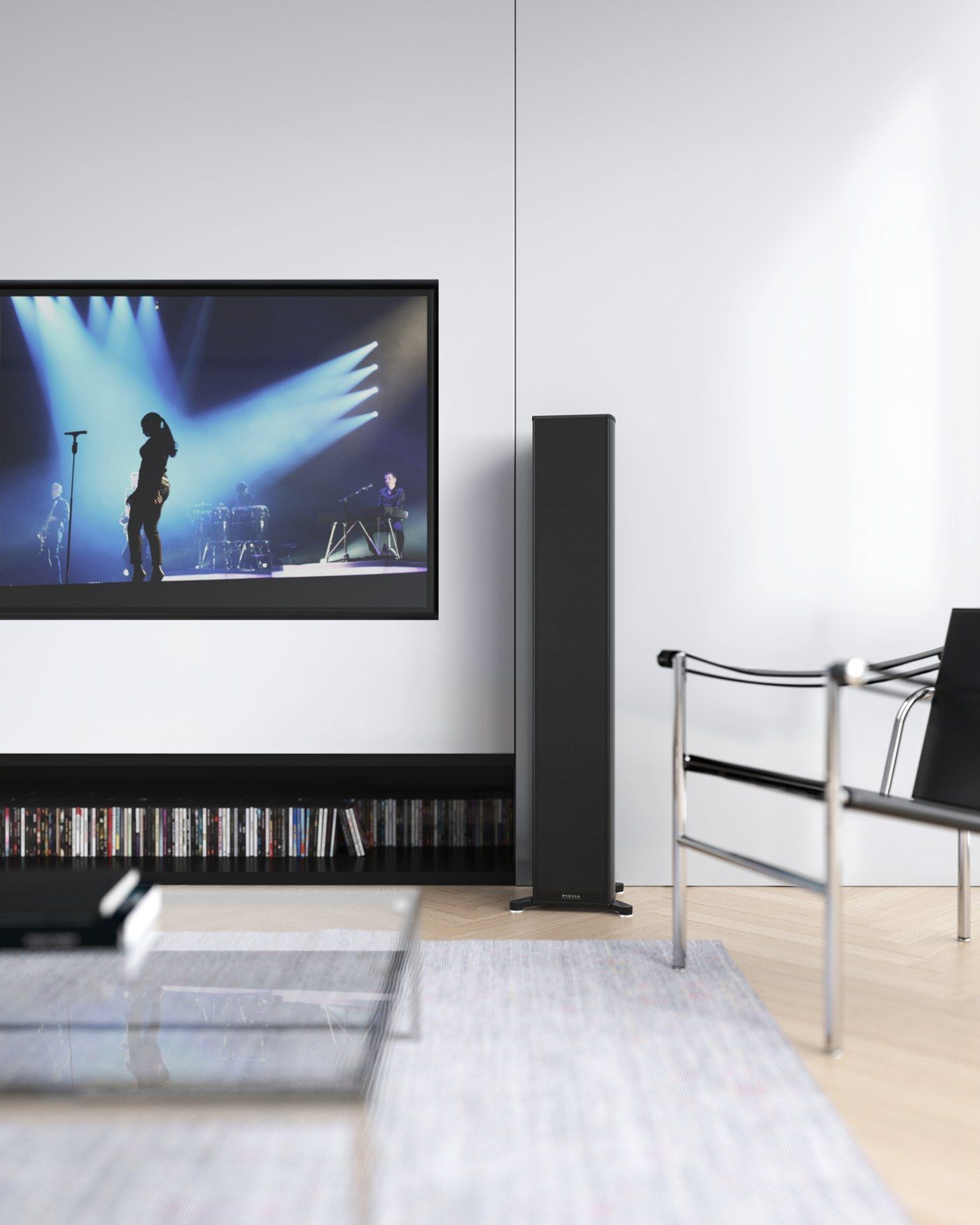 Piega Premium 501 schwarz eloxiert