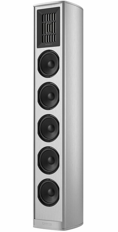 Piega Coax 611 Gehäuse Aluminium - Abdeckung Stoff grau