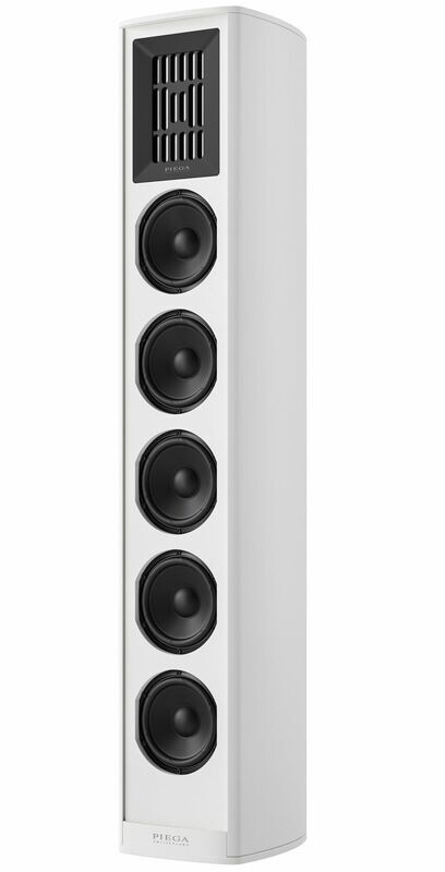 Piega Coax 611 Gehäuse weiss lackiert - Abdeckung Stoff weiss